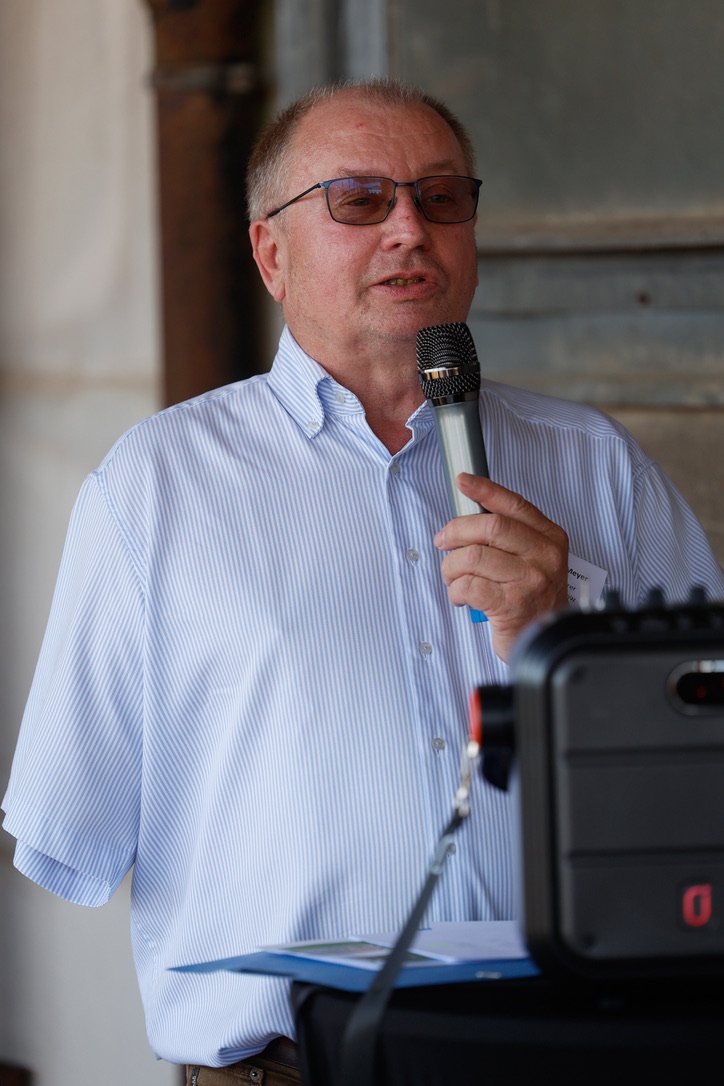 Hoftag, Hans-Georg Meyer am Mikrofon / Copyright: Holger Groß