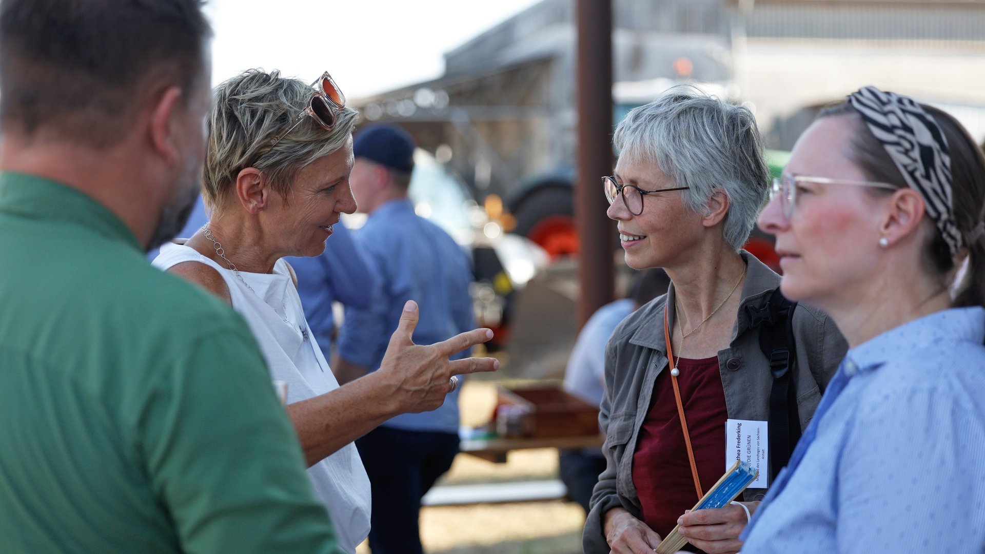Dorothea Frederking im Gespräch / Copyright: Holger Groß